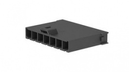 213815-0107, Mega-Fit, Plug Housing, Free Hanging, 7 Poles, 1 Rows, 5.7mm Pitch, Molex