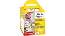 A1976411, Roll Labels, 25 x 54 mm, White, Zweckform