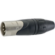 AX4M XLR, Cable plug, 4 Poles AX Soldering Connection Nickel - Plated
