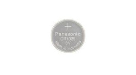 CR-1025EL/1B, Button Cell Battery, Lithium, CR1025, 3V, 30mAh, Panasonic