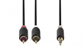 CABW22200AT100, Stereo Audio Cable 3.5 mm Jack Plug - 2x RCA Plug 10m, Nedis (HQ)