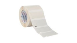 TAG9TD3-1209-WHCL-1209-CL/WH [2500 шт], Self-Laminating Labels, Thermal Transfer, Vinyl, 25.4 x 19.1mm, 2500pcs, Transparent / White, HellermannTyton