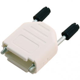 DPPK09-W-K, Корпус: для разъемов D-Sub; D-Sub HD 15pin, D-sub 9pin; прямой, Encitech Connectors