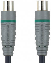 BVL8001, Coax cable, digital IEC-Plug IEC-Plug 1.0 m, Bandridge