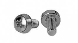 CABSCREWSM6 [50 шт], Screws, Pack of 50 Pieces, M6, 16mm, Nickel-Plated Steel, StarTech.com