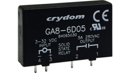 GA8-6D05R, Solid State Relay Single Phase 3...28 VDC, Sensata