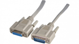 VLCP52310I30, D-SUB Cable 15-Pin Male - Female 3 m, Valueline