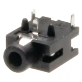 PJ-215, Jack panel socket black 3P, Zhejiang Zhengguang Electronic