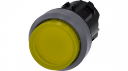 3SU1031-0BB30-0AA0, SIRIUS ACT Illuminated Push-Button front element Metal, matte, yellow, Siemens