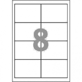 3660, Avery Zweckform 3660 Multipurpose Labels, 97 x 67.7 mm, White, Zweckform