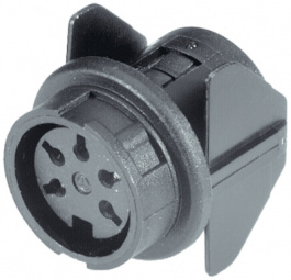 T 3377 500, Appliance socket C091B 5-pin Poles 5 - 240° 5 A 300 VAC/VDC, Amphenol