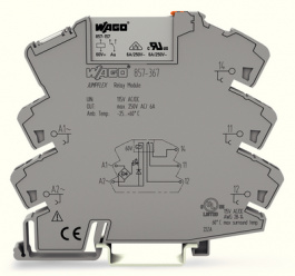 857-367, Socket with Miniature Switching Relay, Wago