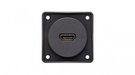 945822505, Wall Outlet, Flush Mount, 1x HDMI, Anthracite, Berker