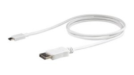 CDP2DPMM1MW, Video Cable, USB-C Plug - DisplayPort Plug, 3840 x 2160, 1m, StarTech.com