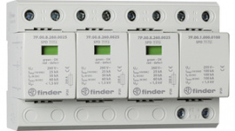 7P.04.8.260.1025, Surge arrester, Type 1+2, 3, 30 kA, FINDER