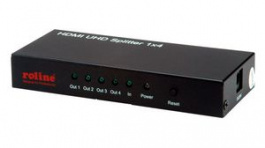 14.01.3586, Video Splitter HDMI Input - 4x HDMI Output 3840 x 2160, Roline
