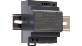 HDR-100-12, DIN Rail Power Supply, 85.2W, 12V, 7.1A, MEAN WELL