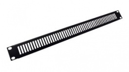 26.99.0319, 19" Server Rack and Cabinet Blank Vented Panel 44 x 483mm Steel 1U Black, Value