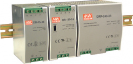 DRP-240-24, Switched-Mode Power Supply Adjustable, 24 VDC/10 A, 240 W, MEAN WELL