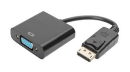 AK-340410-001-S, Adapter, DisplayPort Plug - VGA Socket, DIGITUS
