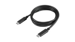 4X90U90619, Cable USB-C Plug - USB-C Plug 1m USB 3.1 Black, Lenovo