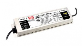 ELG-200-C1050A-3Y, Блок питания: импульсный; LED; 199,5Вт; 95?190ВDC; 525?1050мА, MEAN WELL