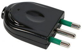 800-26, Mains Plug Black Italian Plug, FME Fanton