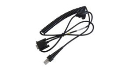 CBL-320-300-C00, RS232 Power Cable, 3m, Coiled, Suitable for GranitXP, Honeywell
