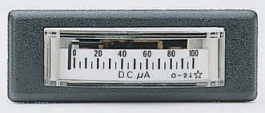 KW-40 1MA DC, Analogue Display 58 x 22 mm 0...1 mADC, Fujita Electric