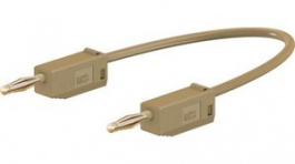 28.0039-03027, Test Lead 300mm Brown 30V Gold-Plated, Staubli (former Multi-Contact )