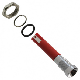 Q8R1CXXR24E, LED Indicator red 24 VDC, APEM