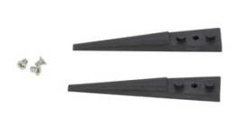 A272CF, Kit of 2 Carbon Fibre Tips and 3 Screws Flat/Squared/Straight 40mm ESD, Ideal-Tek