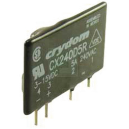 CX240D5R, Solid state relay single phase 3...15 VDC 5 A AC1, Sensata