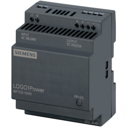 6EP1332-1SH52, SMPS LOGO! Power Adjustable, 24 VDC/4 A, 96 W, Siemens