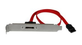 ESATAPLT18IN, SATA to eSATA Plate Adapter 452 mm Red, StarTech.com