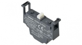A22NZ-S-P2CN, Contact Block 1NO+1NC, Omron
