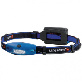 Head torch blue/black, Головной фонарь синий/черный, LED Lenser
