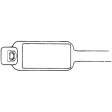 PLM2S-C [100 шт] Cable Ties with Marking Tags 22.1 x 11.1 mm PU=100 ST