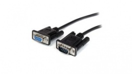 MXT1003MBK, Serial Extension Cable D-SUB 9-Pin Male - D-SUB 9-Pin Female 3m Black, StarTech.com