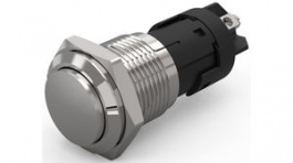 82-4162.2000, Pushbutton Switch, 1CO, Maintained Function, Silver, EAO
