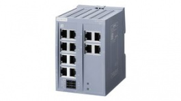 6GK5112-0BA00-2AB2, Ethernet Switch, RJ45 Ports 12, 100Mbps, Unmanaged, Siemens