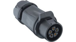 0262 03, Вилка; Разъем: круглый; размер 20; 02; PIN:3; на защелке; позолота, Lumberg Connect