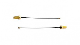 CAB.719, RF Cable Assembly, SMA Female - U.FL Female, 100mm, Black, Taoglas
