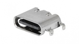 216990-0003, USB Connector, USB-C 2.0 Receptacle, Right Angle, 16 Poles, Molex