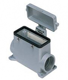 CMP 06 CS, surface mounting housings with 2 levers, with 4 pegs and gasket, metal cover, ILME