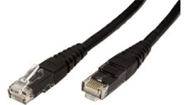 21.15.1525, Patchcord Cat 6 UTP 500 mm Black, Roline