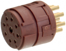 7300 2740, Signal round plug Connectors EPIC(r) M23 8+ 1P, Contact Connectors