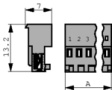 3-640440-7 Вилка; провод-плата; "мама"; PIN: 7; 2,54мм; IDC; на провод; MTA-100