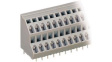 736-108 Double-deck pcb terminal 2.5 mm2, 8 poles