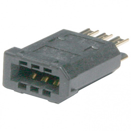 3E206-0100 KV, Cable socket IEEE1394, 6, 3M